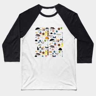 Mary Poppins cute paper objects Baseball T-Shirt